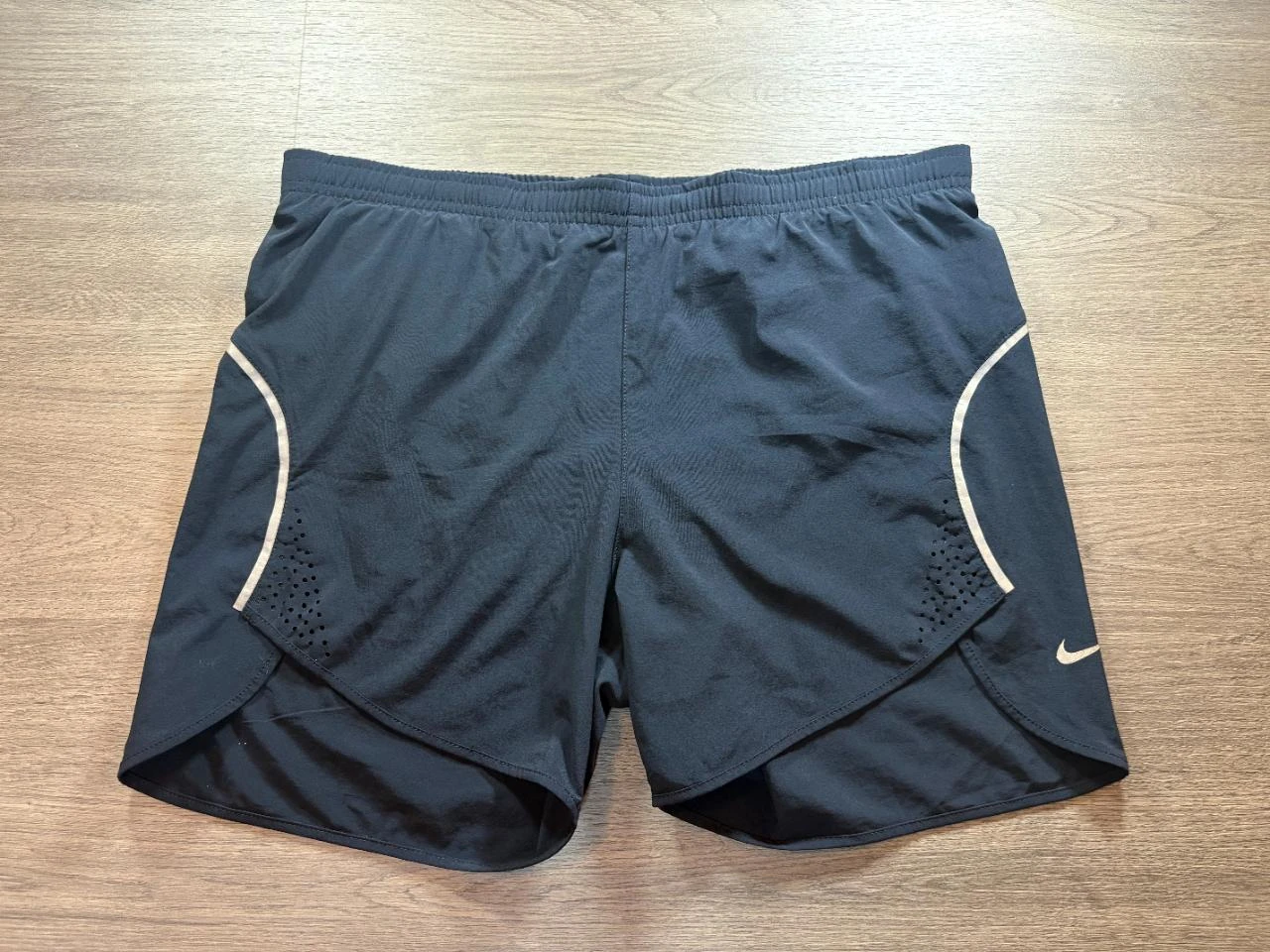 Shorts de corrida feminina azul Nike – Tamanho PP – photo 3